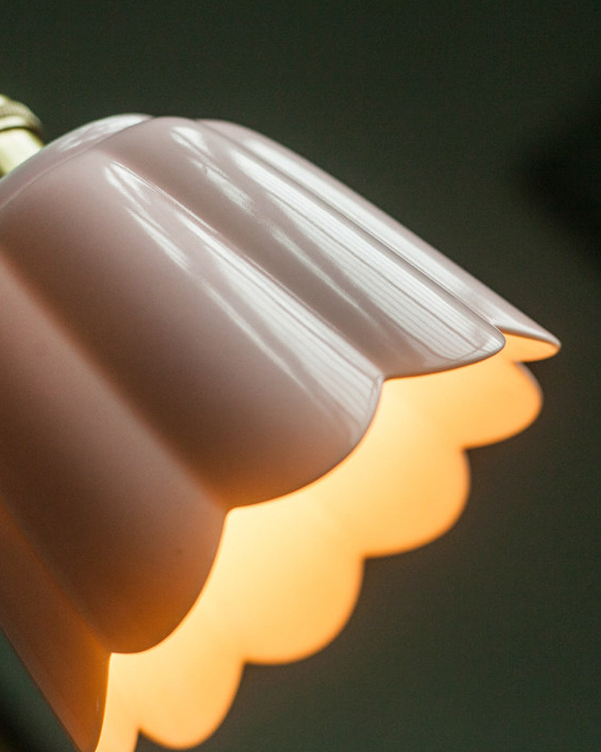 Lotus Bud Ceramic Pendant Light