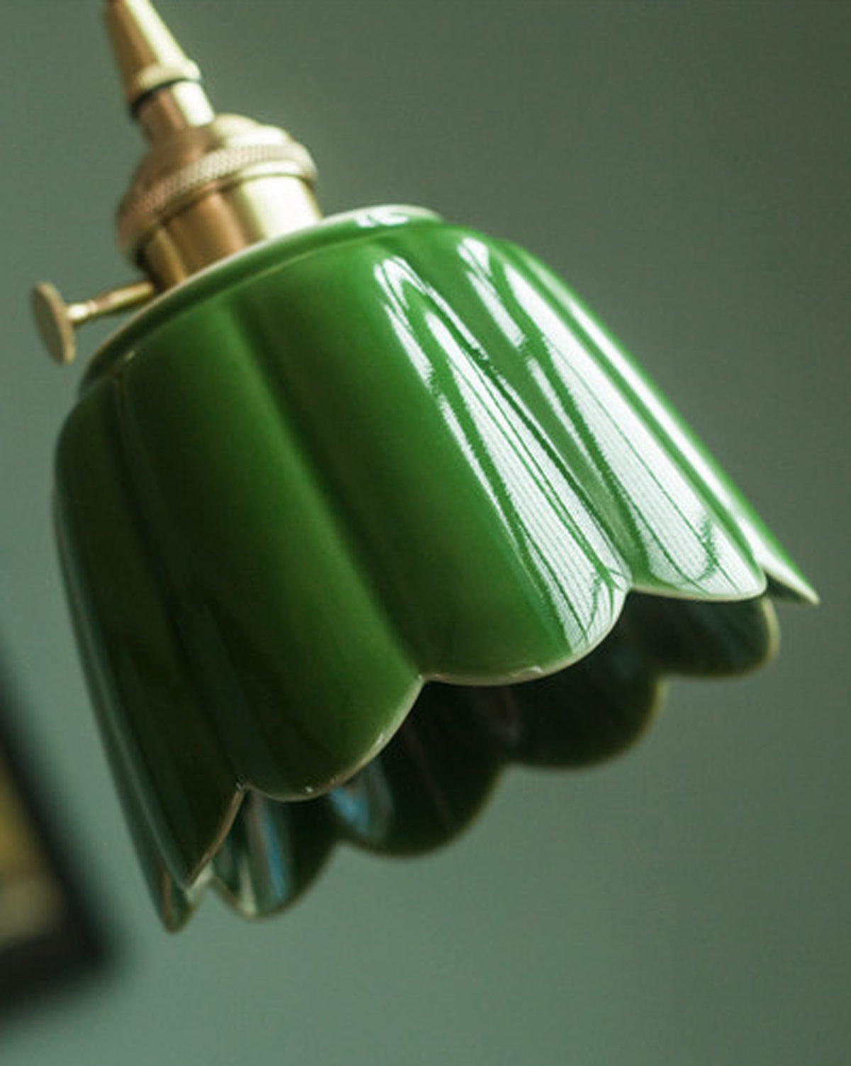 Lotus Bud Ceramic Pendant Light