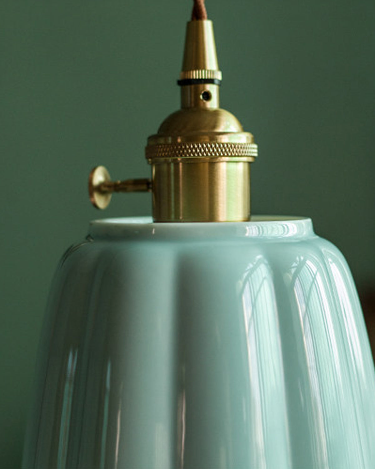 Lotus Bud Ceramic Pendant Light