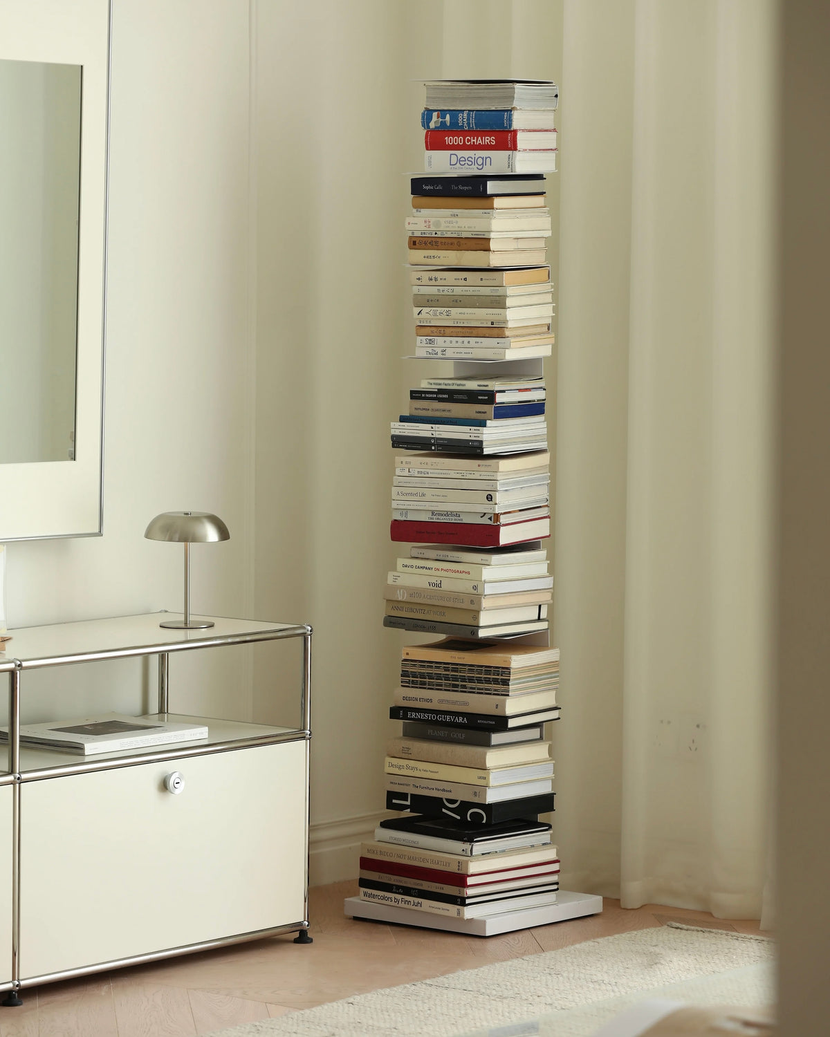 Axis Rotating Book Tower