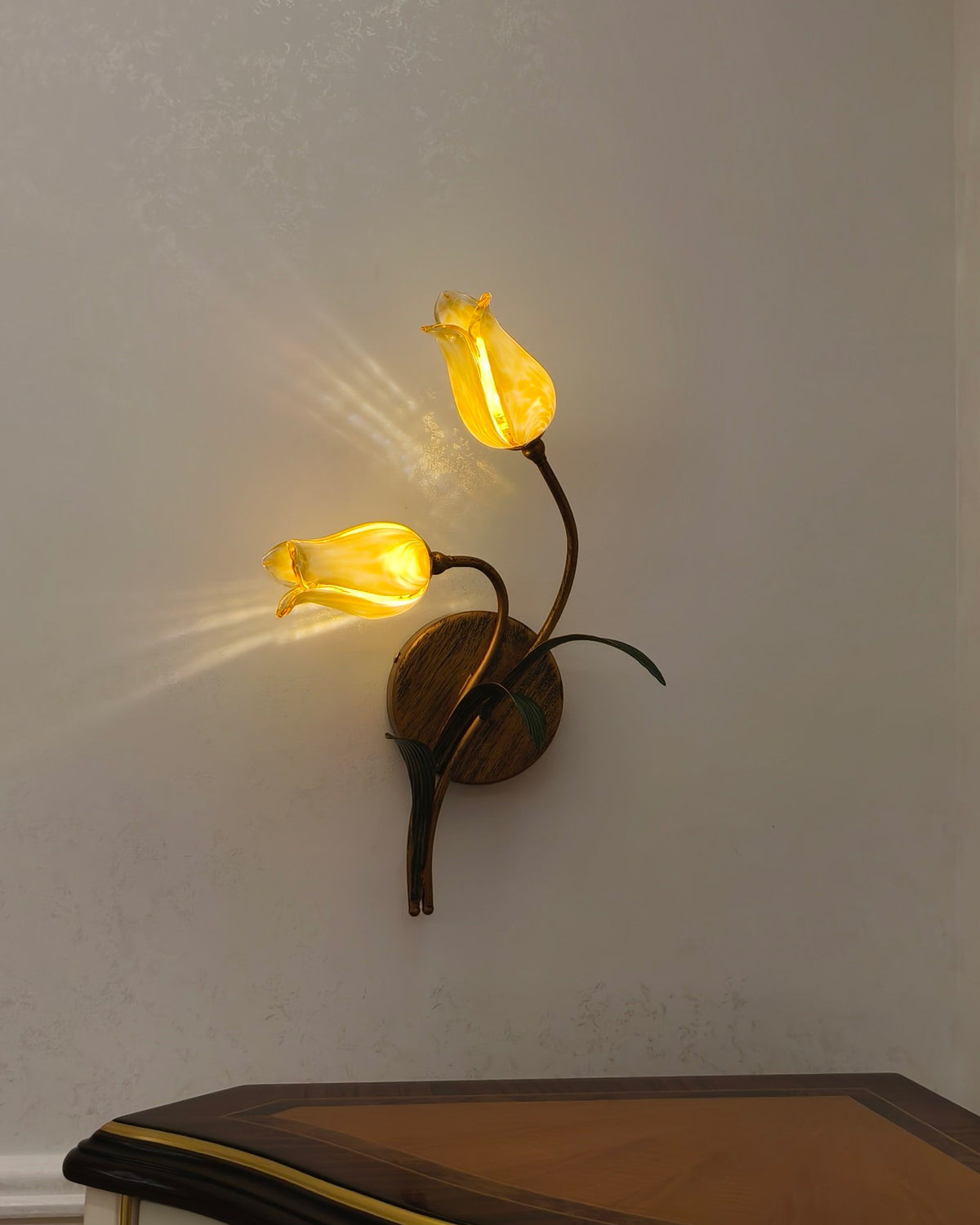 Blooming Tulip Wall Sconce