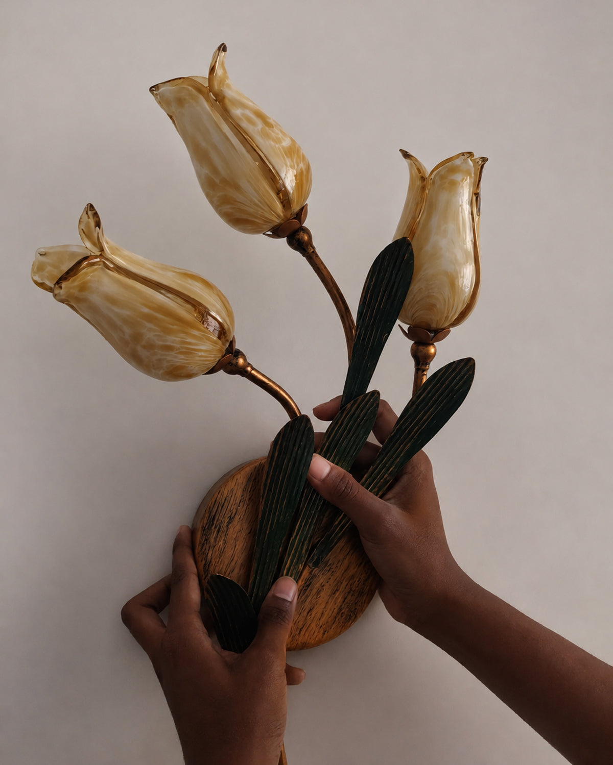 Blooming Tulip Wall Sconce