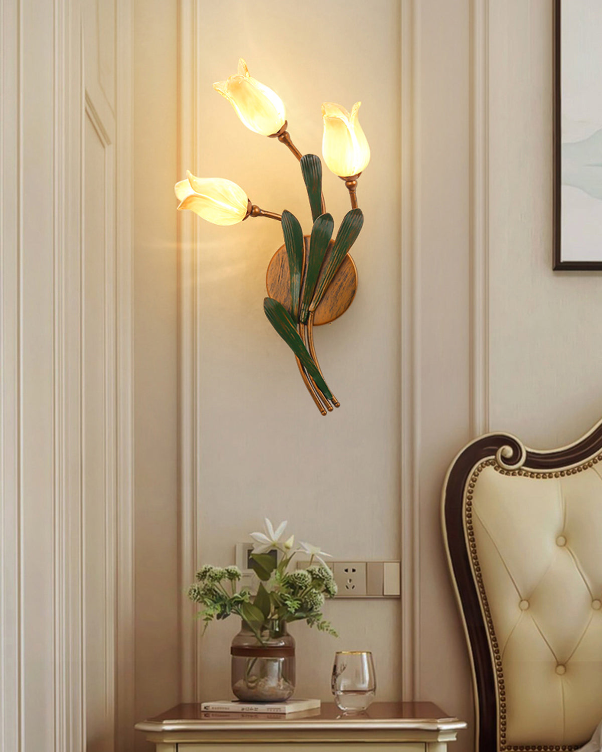Blooming Tulip Wall Sconce