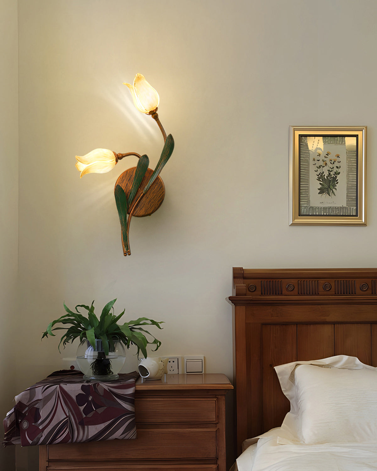 Blooming Tulip Wall Sconce