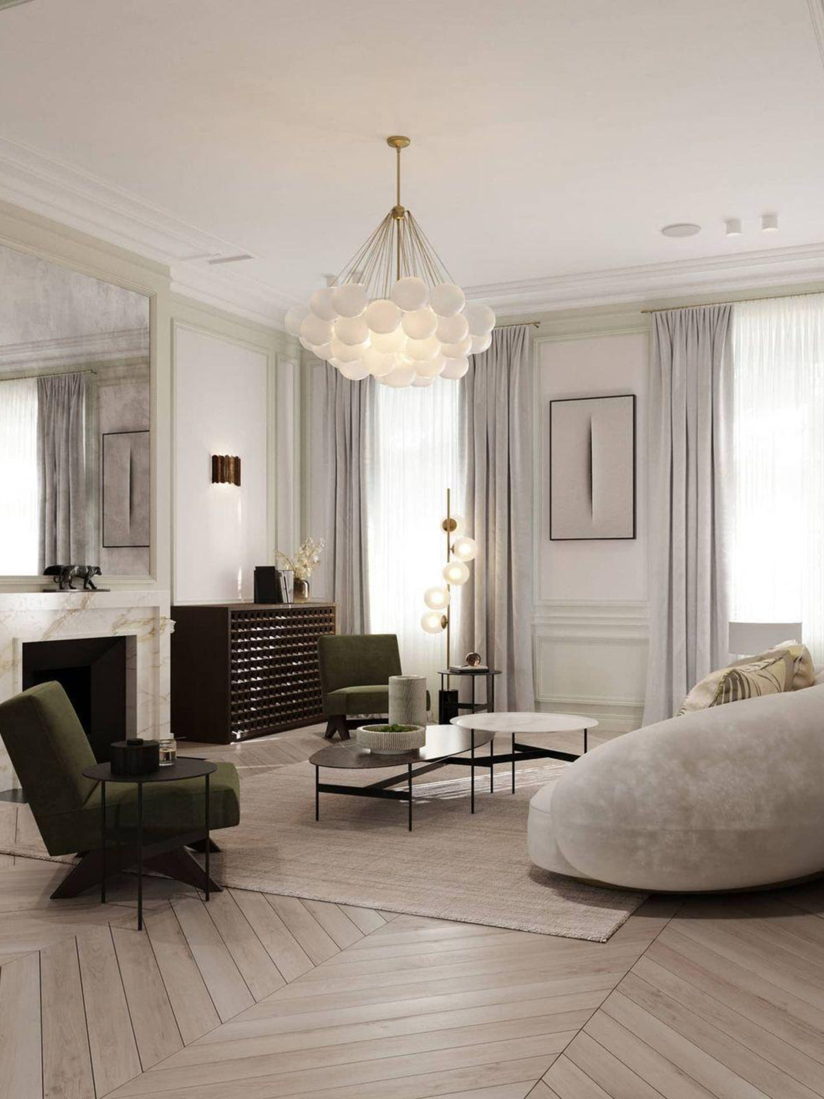 Bubble Chandelier