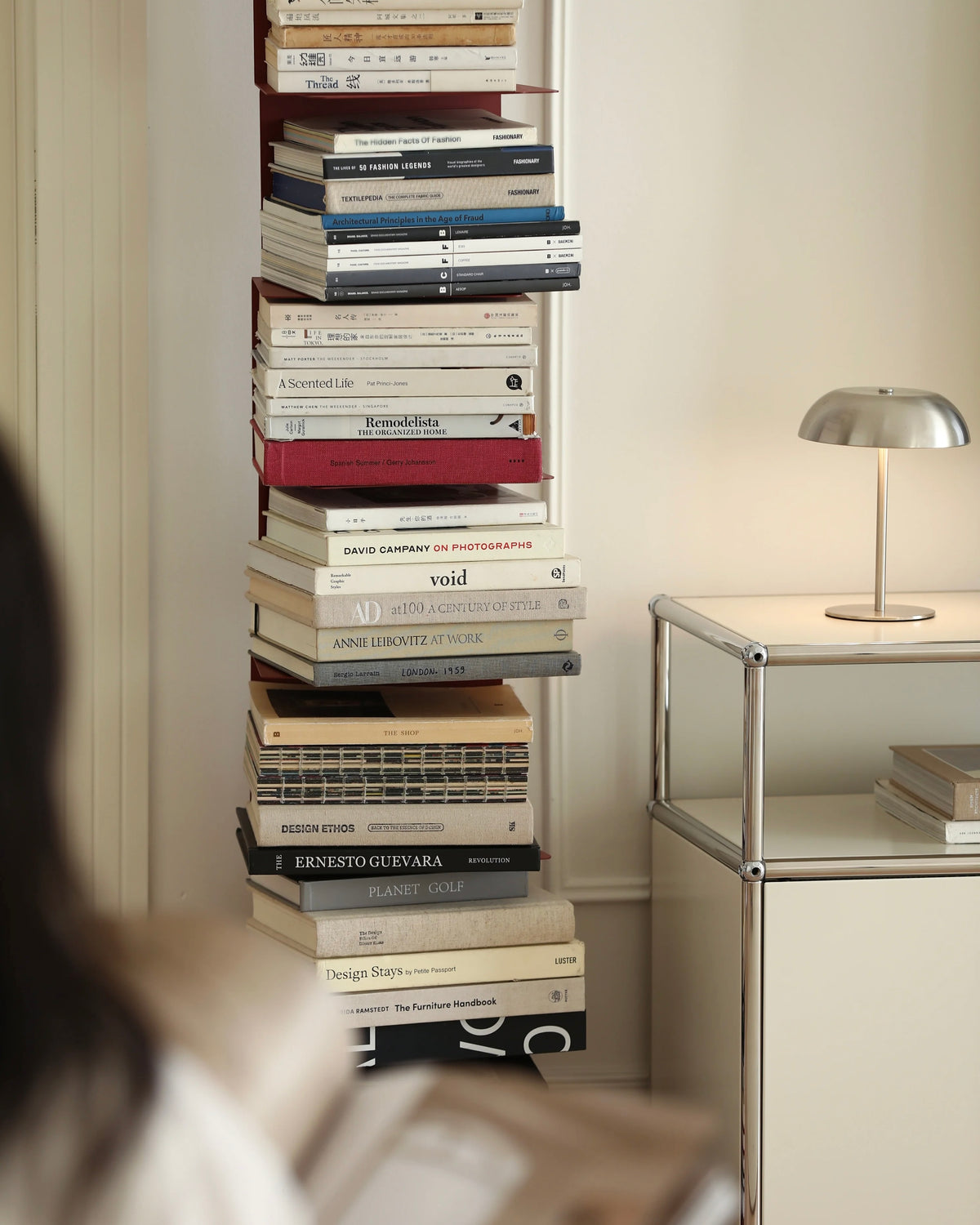 Axis Rotating Book Tower