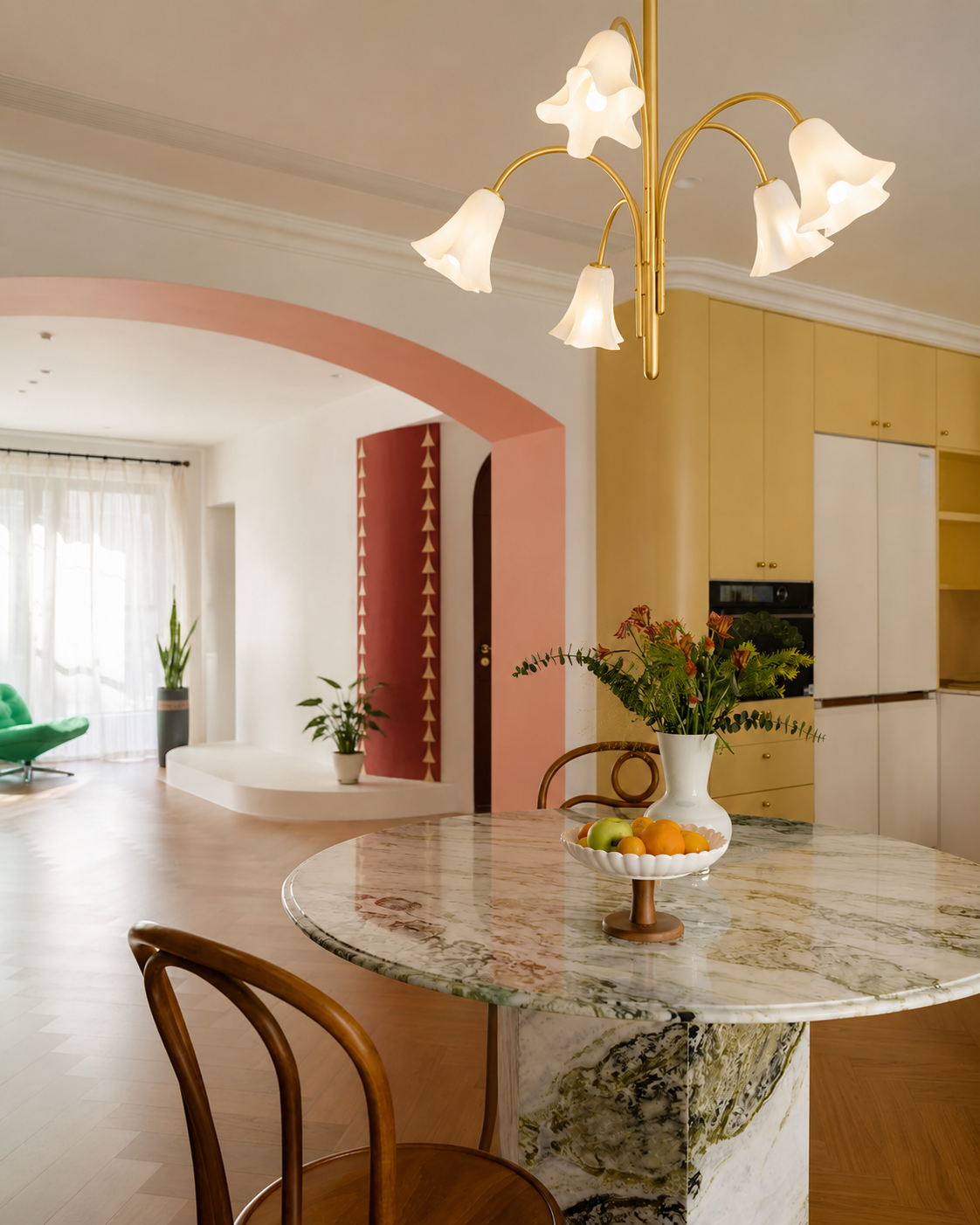 Fazzoletto Glass Chandelier
