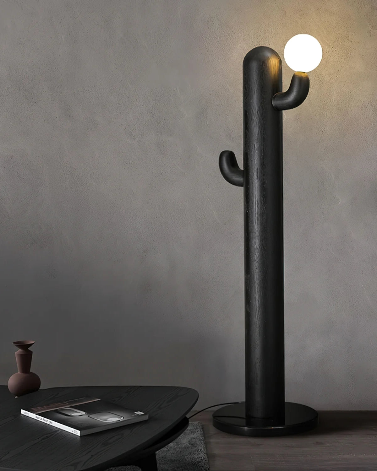 Cactus Wood Floor Lamp