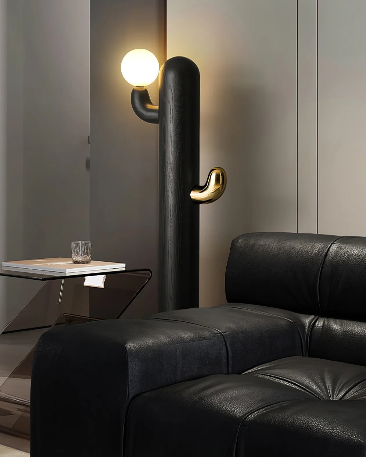 Cactus Wood Floor Lamp