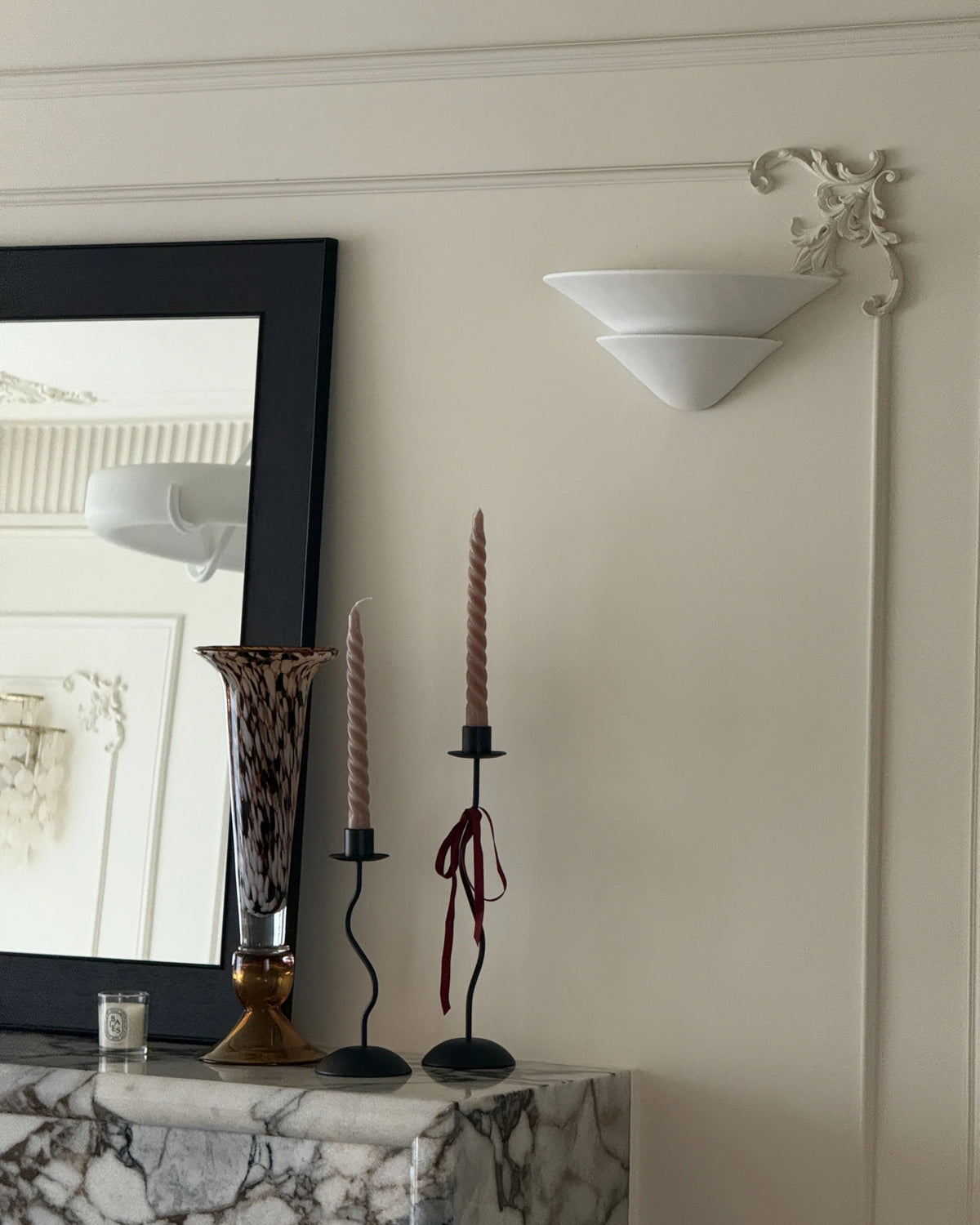 Classic Plaster Wall Sconce