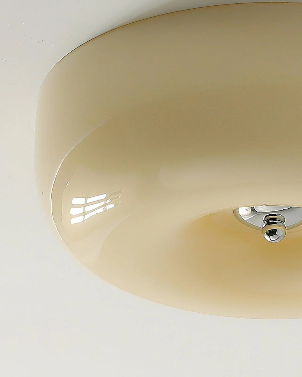 Cream Pudding Ceiling Lamp
