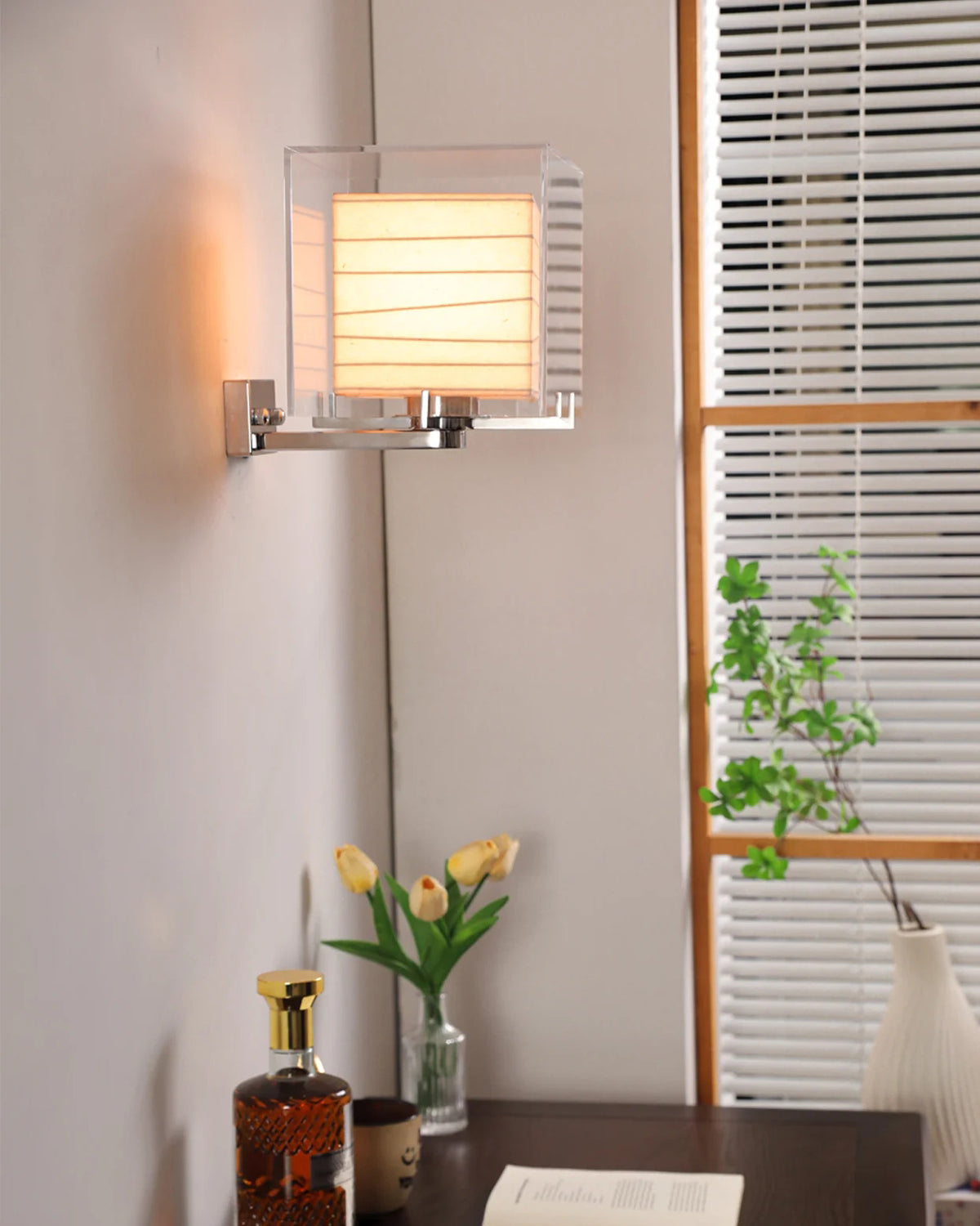 Cube Xuan Paper Wall Lamp