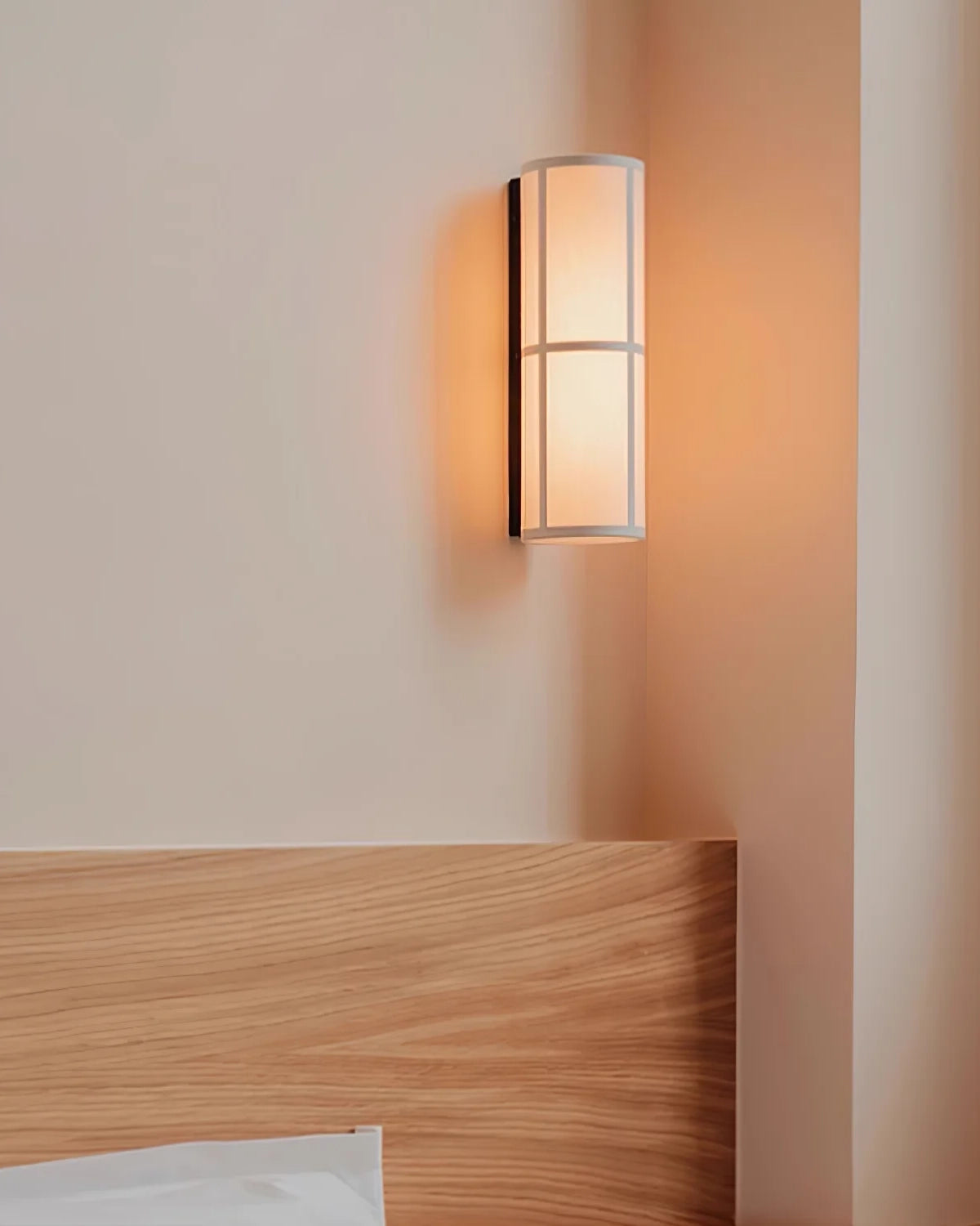 Cylinder Fabric Wall Lamp