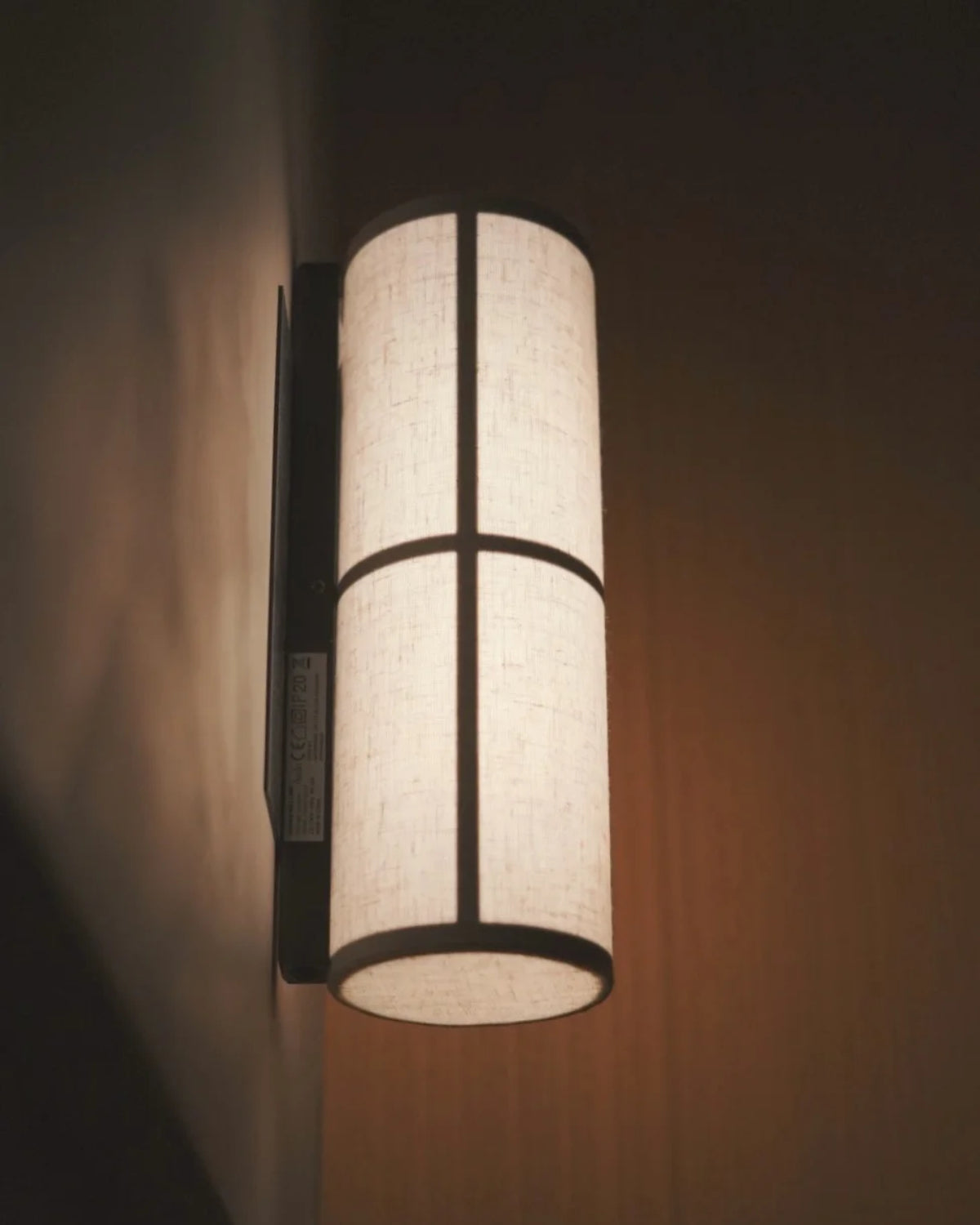 Cylinder Fabric Wall Lamp
