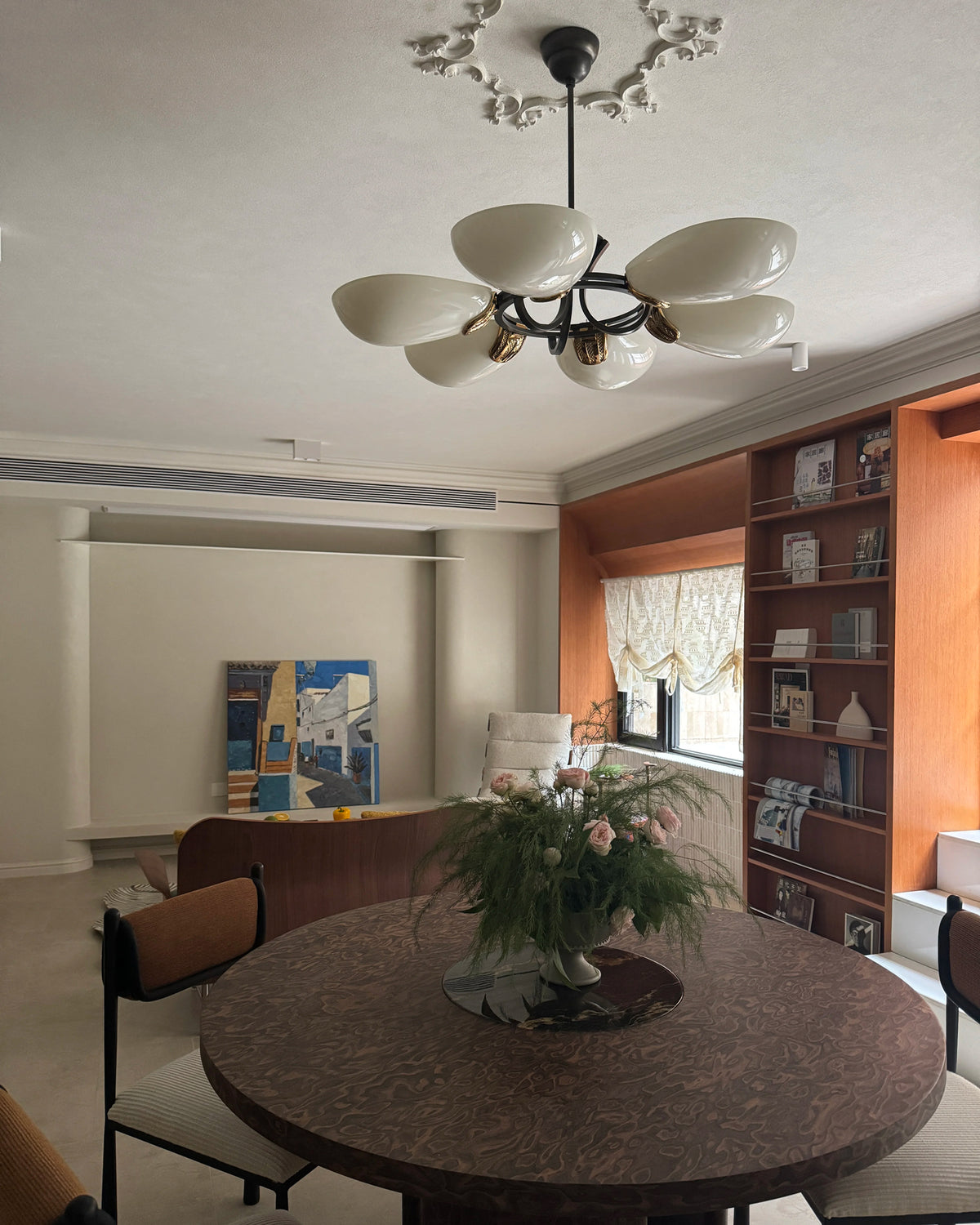 Deco Petal Chandelier