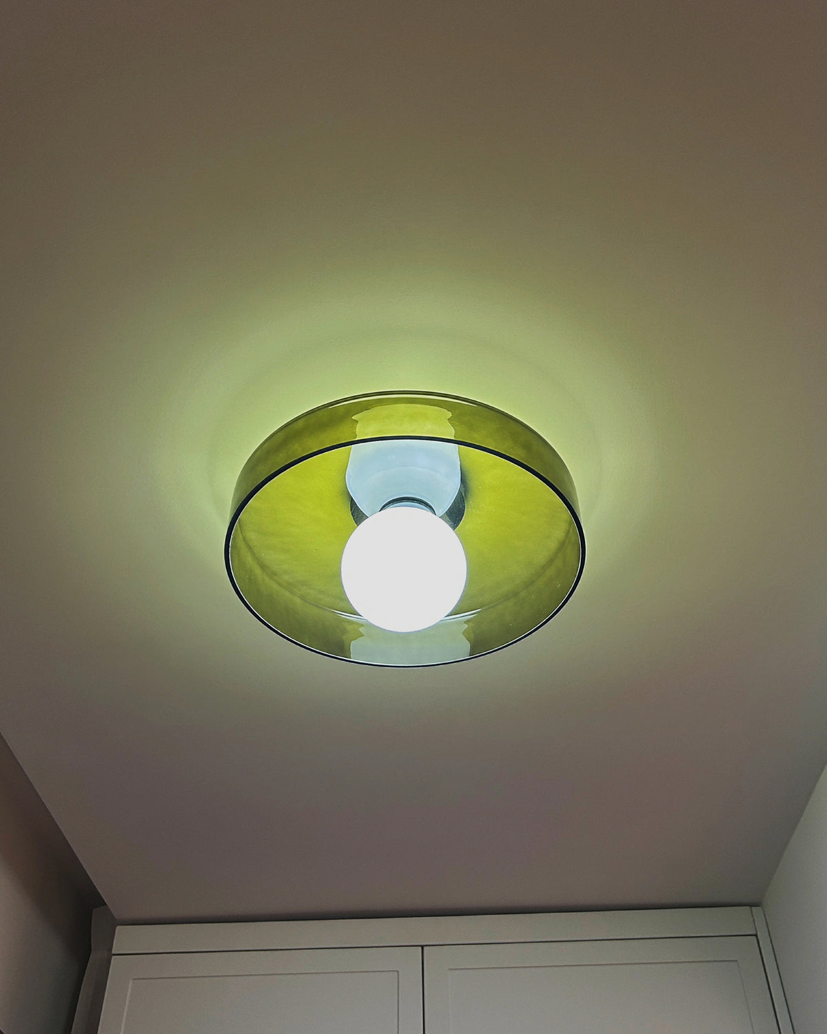 Dish Glass Wall Lamp
