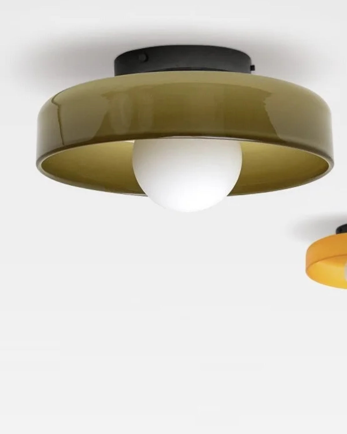 Dish Glass Wall Lamp