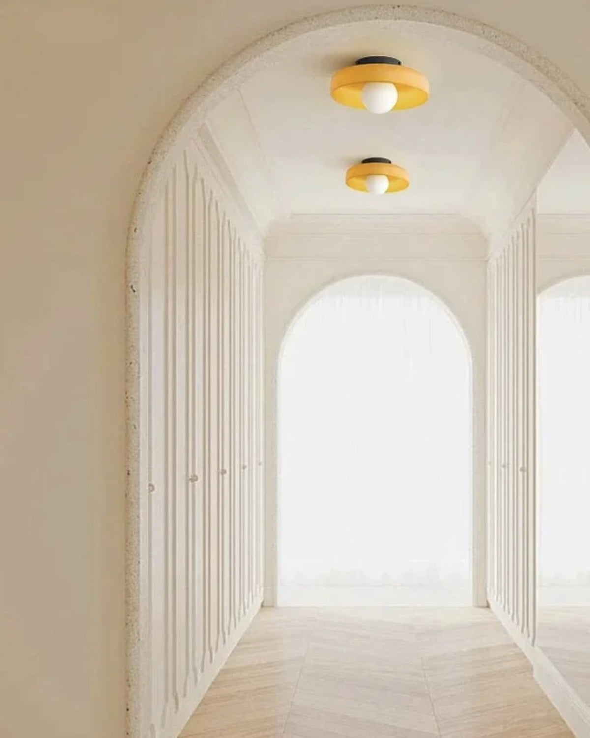 Dish Glass Wall Lamp