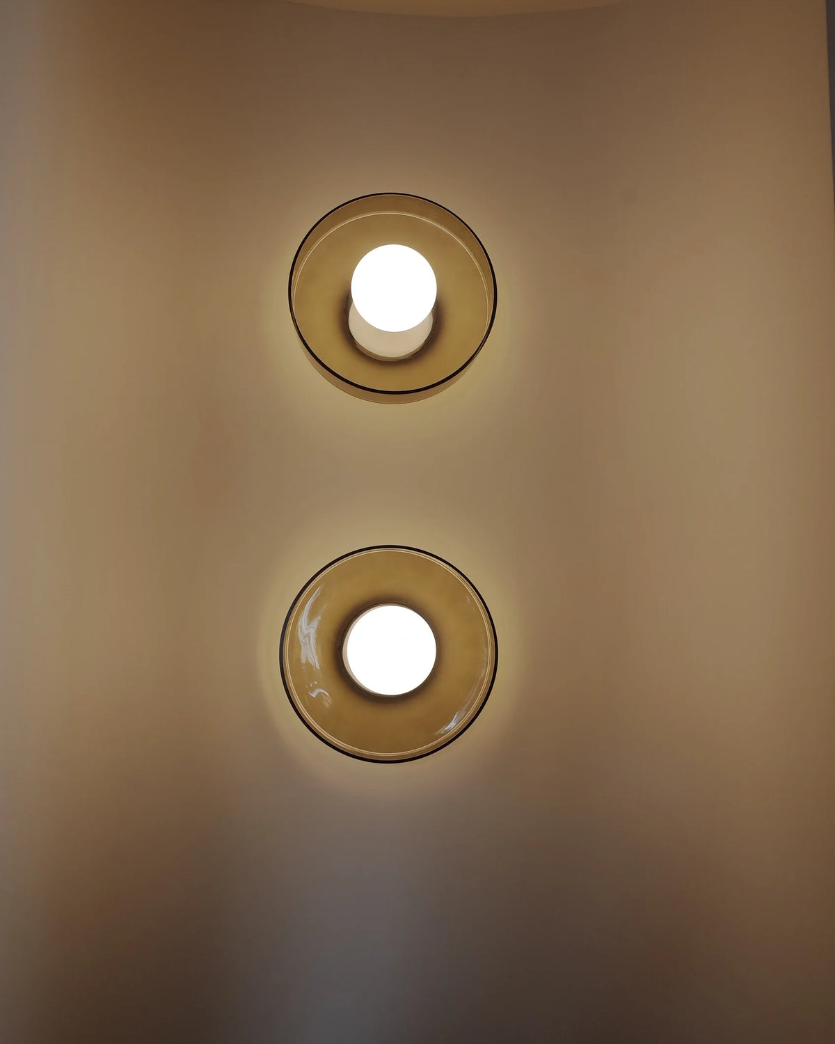 Dish Glass Wall Lamp