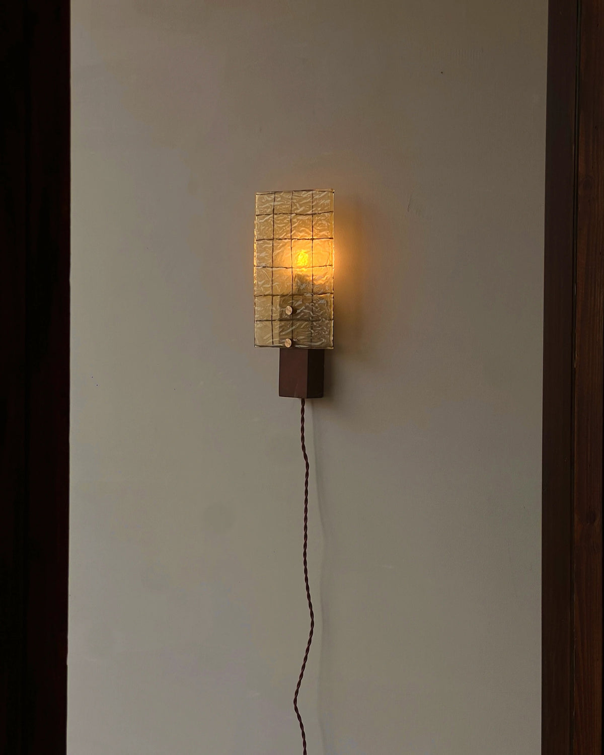 Ember Lattice Wall Sconce