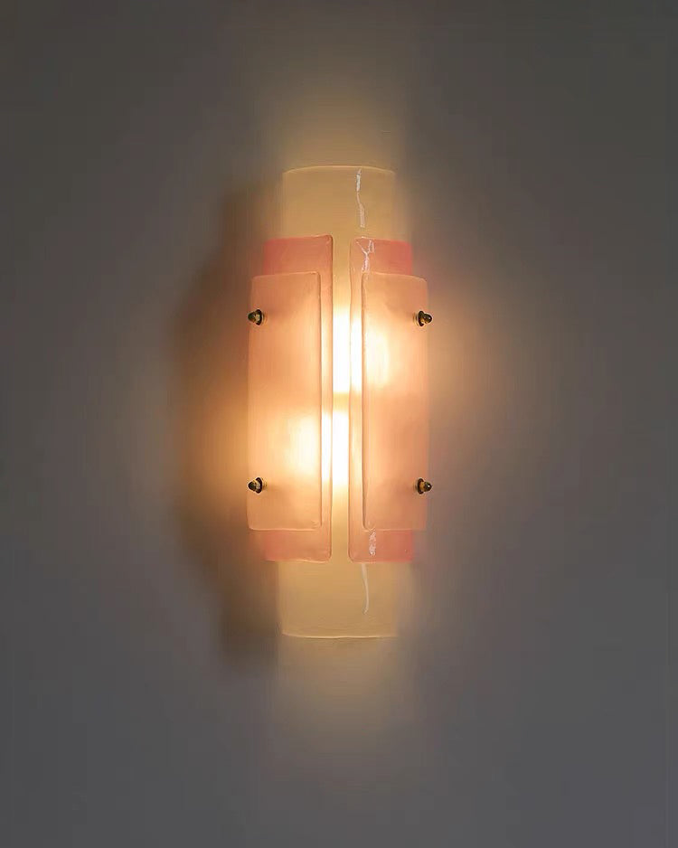 Ribbon Veil Murano Glass Wall Sconce