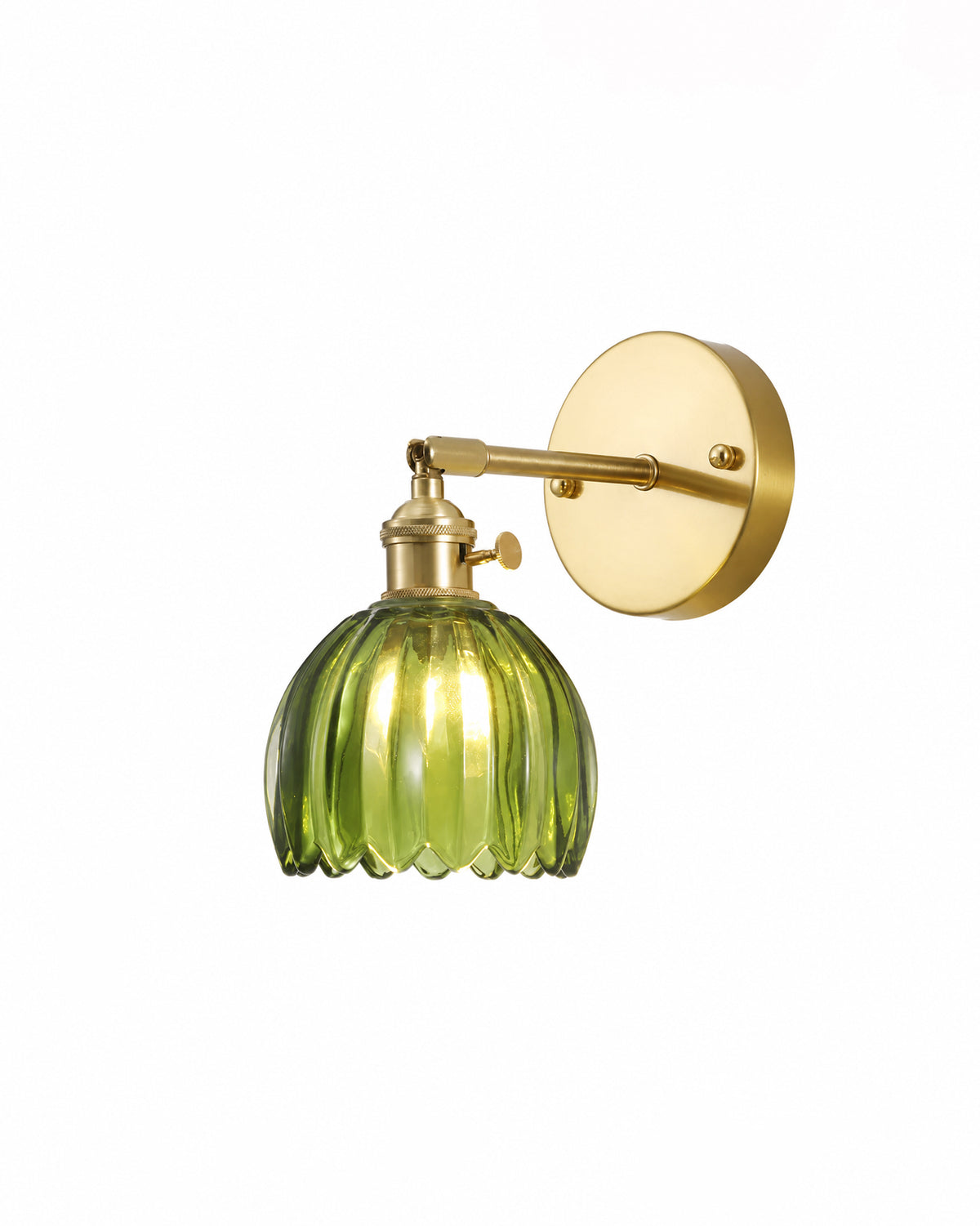 Petal Bud Glass Wall Sconce