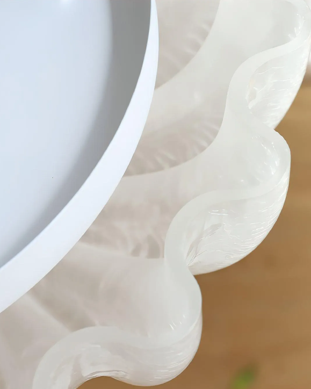 Murano Glass Flush Ceiling Light