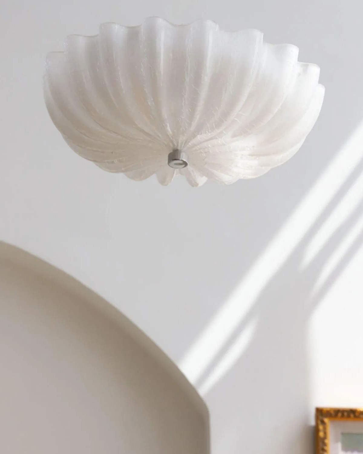 Murano Glass Flush Ceiling Light