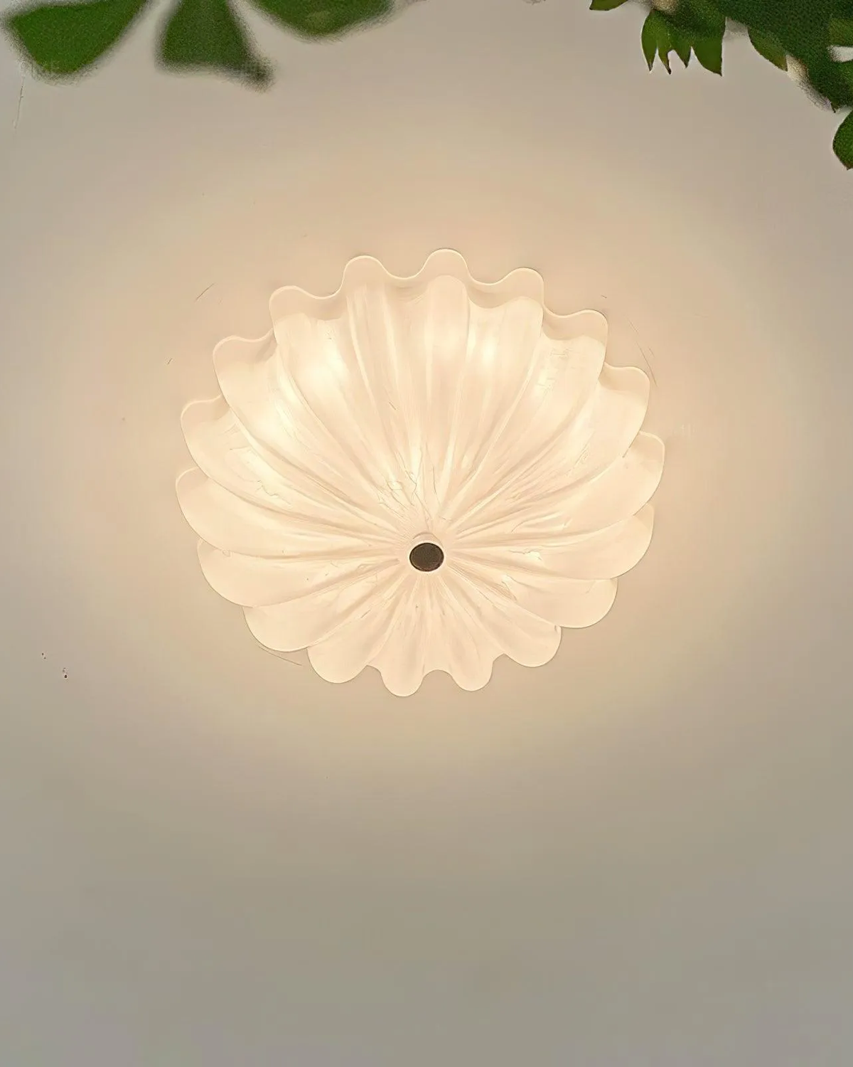 Murano Glass Flush Ceiling Light