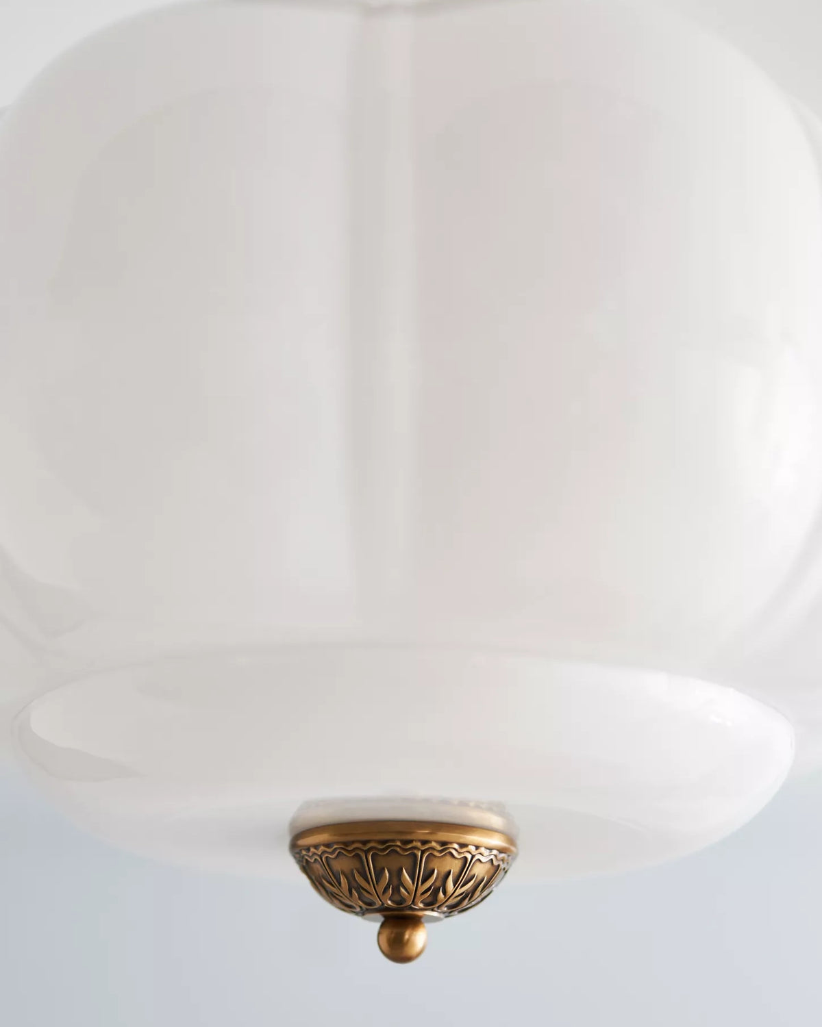 Murano Pumpkin Glass Pendant Lamp