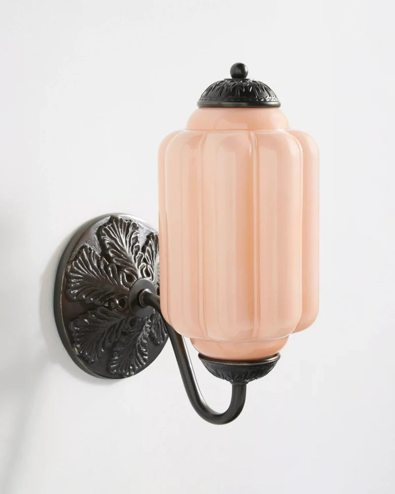 Murano Pumpkin Glass Wall Lamp