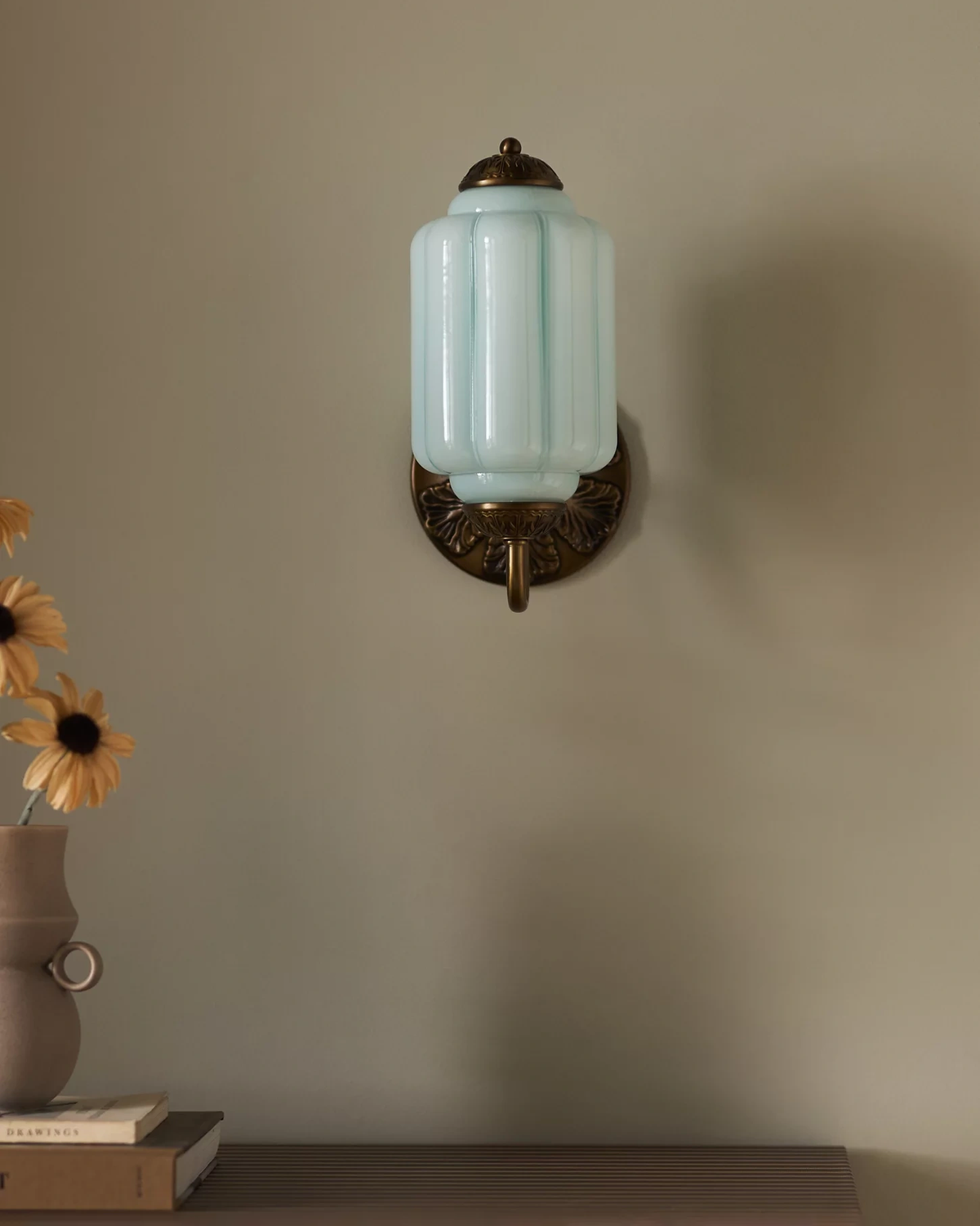 Murano Pumpkin Glass Wall Lamp