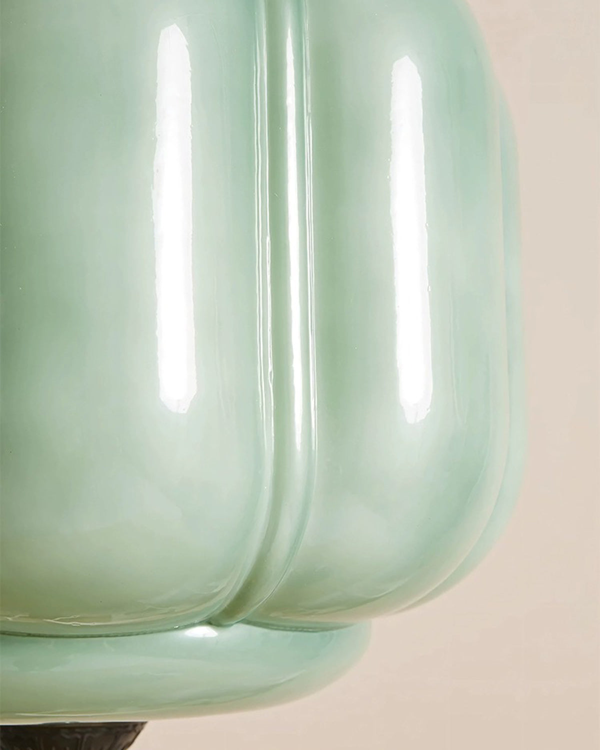 Murano Pumpkin Glass Pendant Lamp