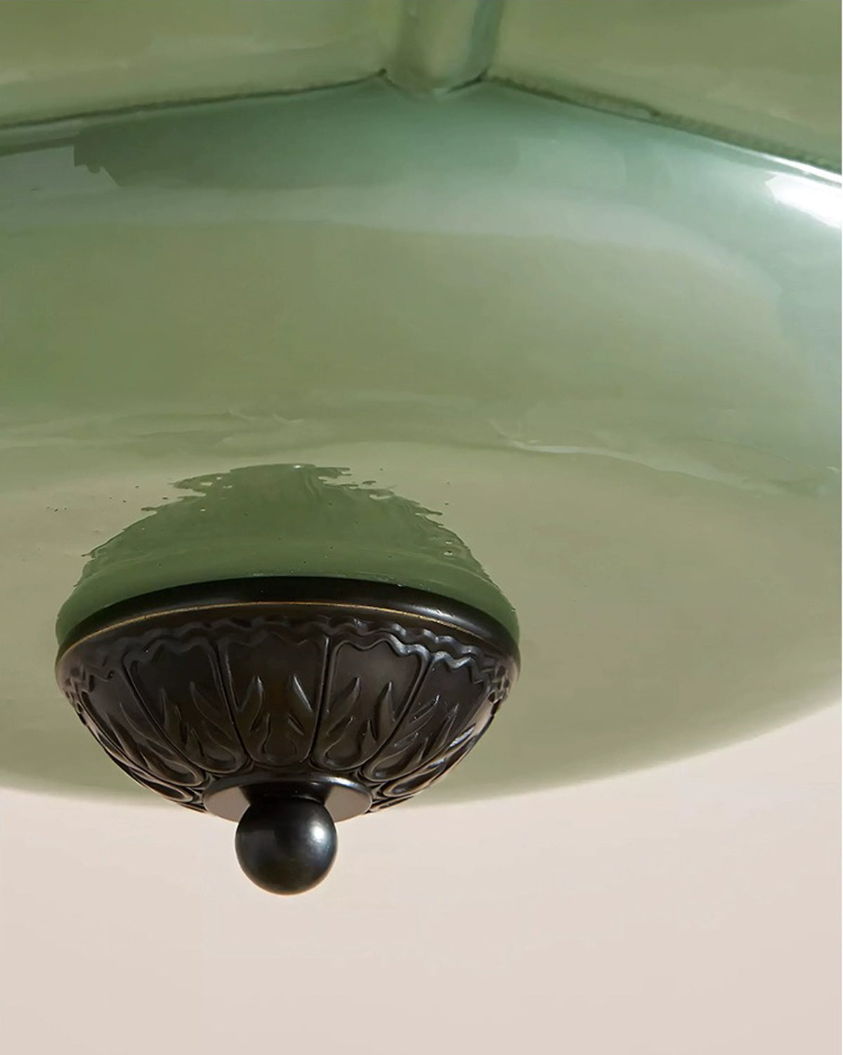 Murano Pumpkin Glass Pendant Lamp