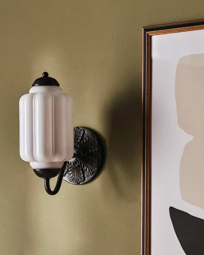 Murano Pumpkin Glass Wall Lamp