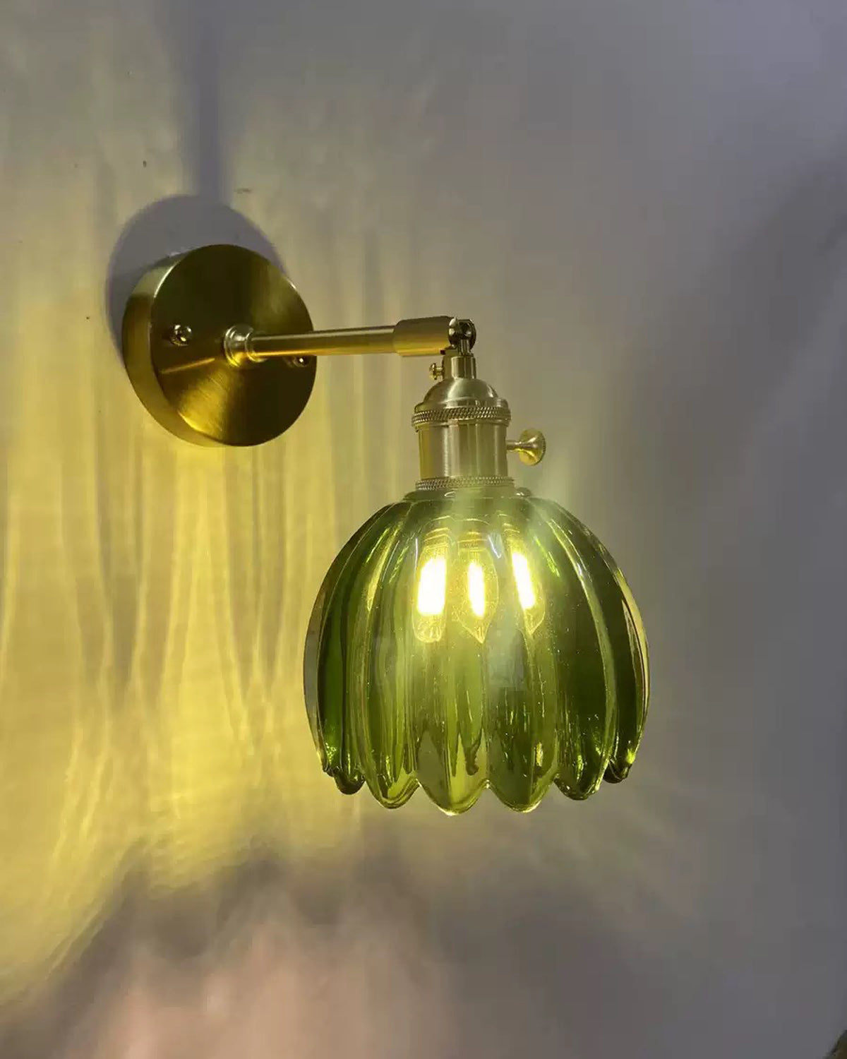 Petal Bud Glass Wall Sconce
