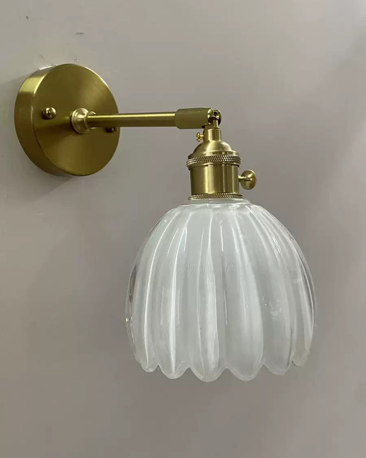 Petal Bud Glass Wall Sconce