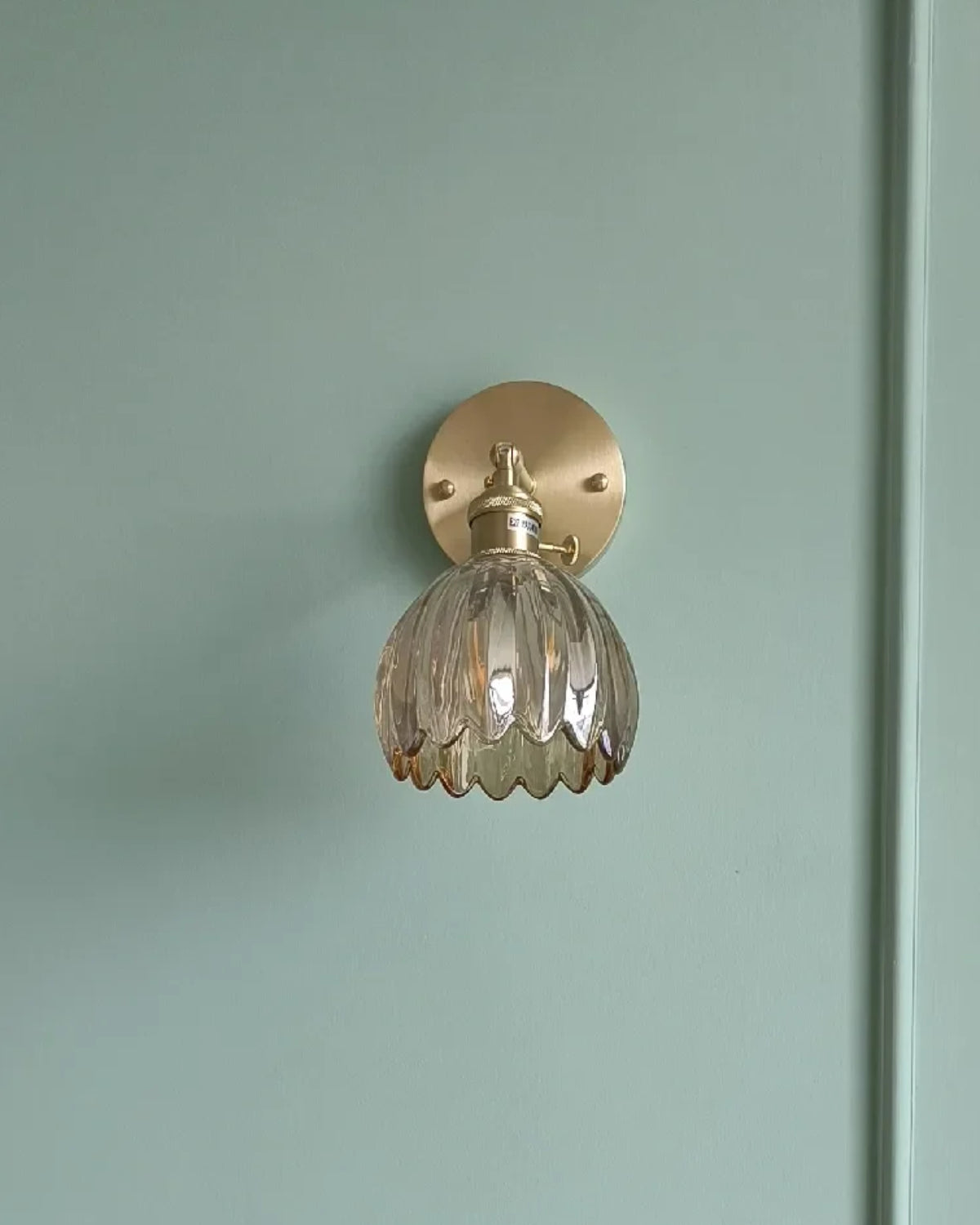 Petal Bud Glass Wall Sconce