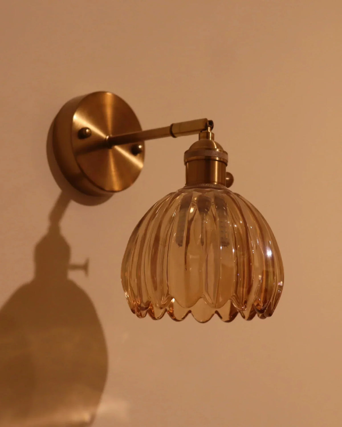 Petal Bud Glass Wall Sconce