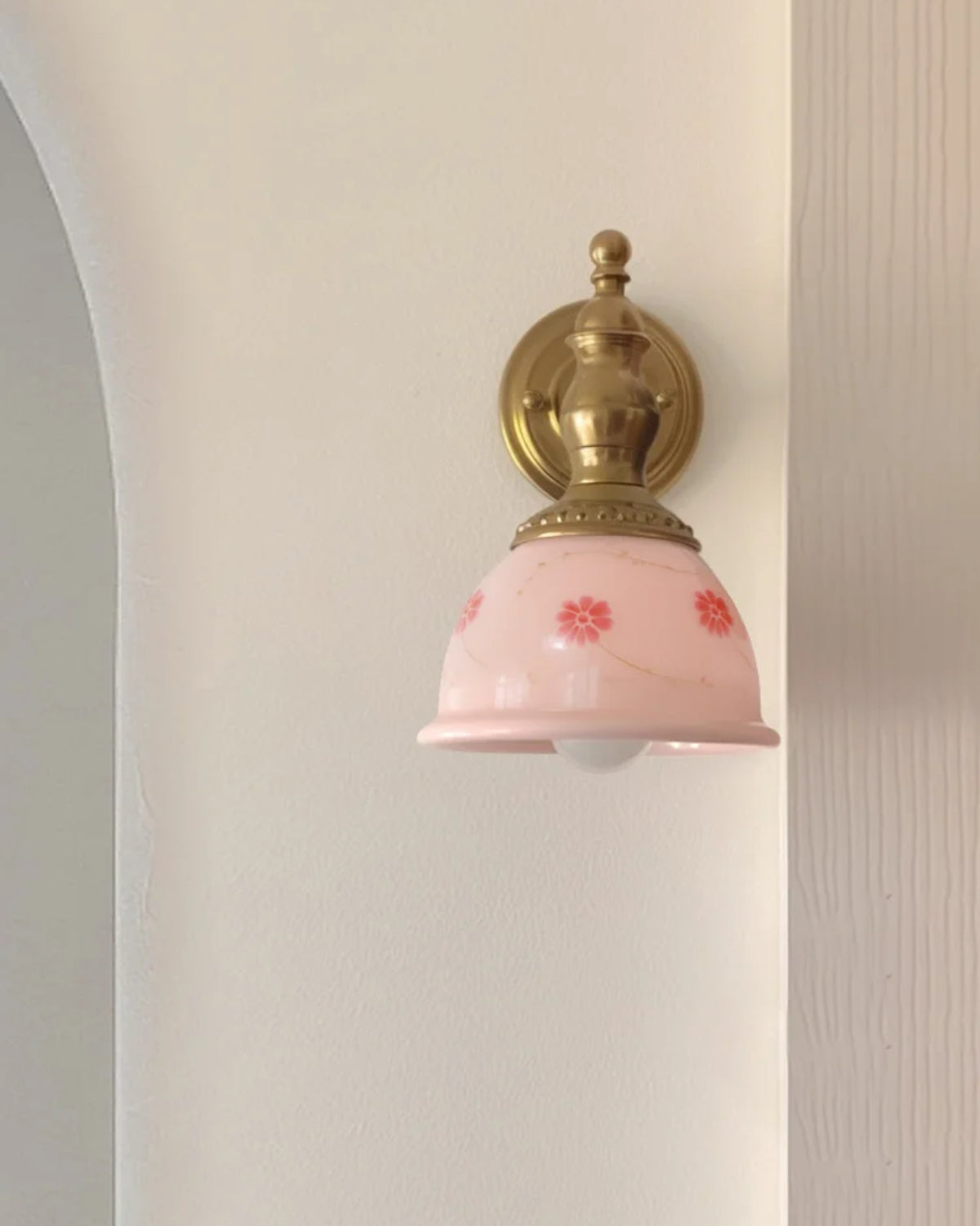 Petite Blossom Glass Wall Light