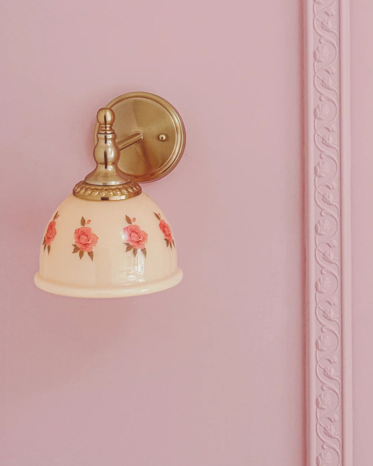 Petite Blossom Glass Wall Light