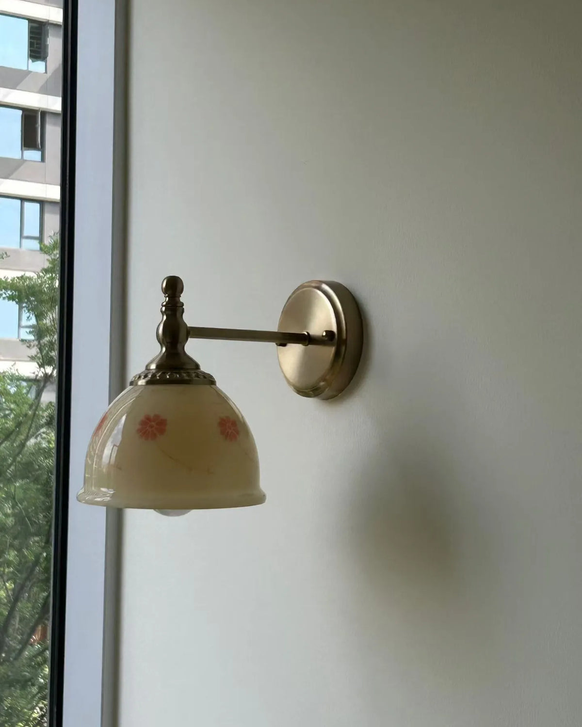 Petite Blossom Glass Wall Light