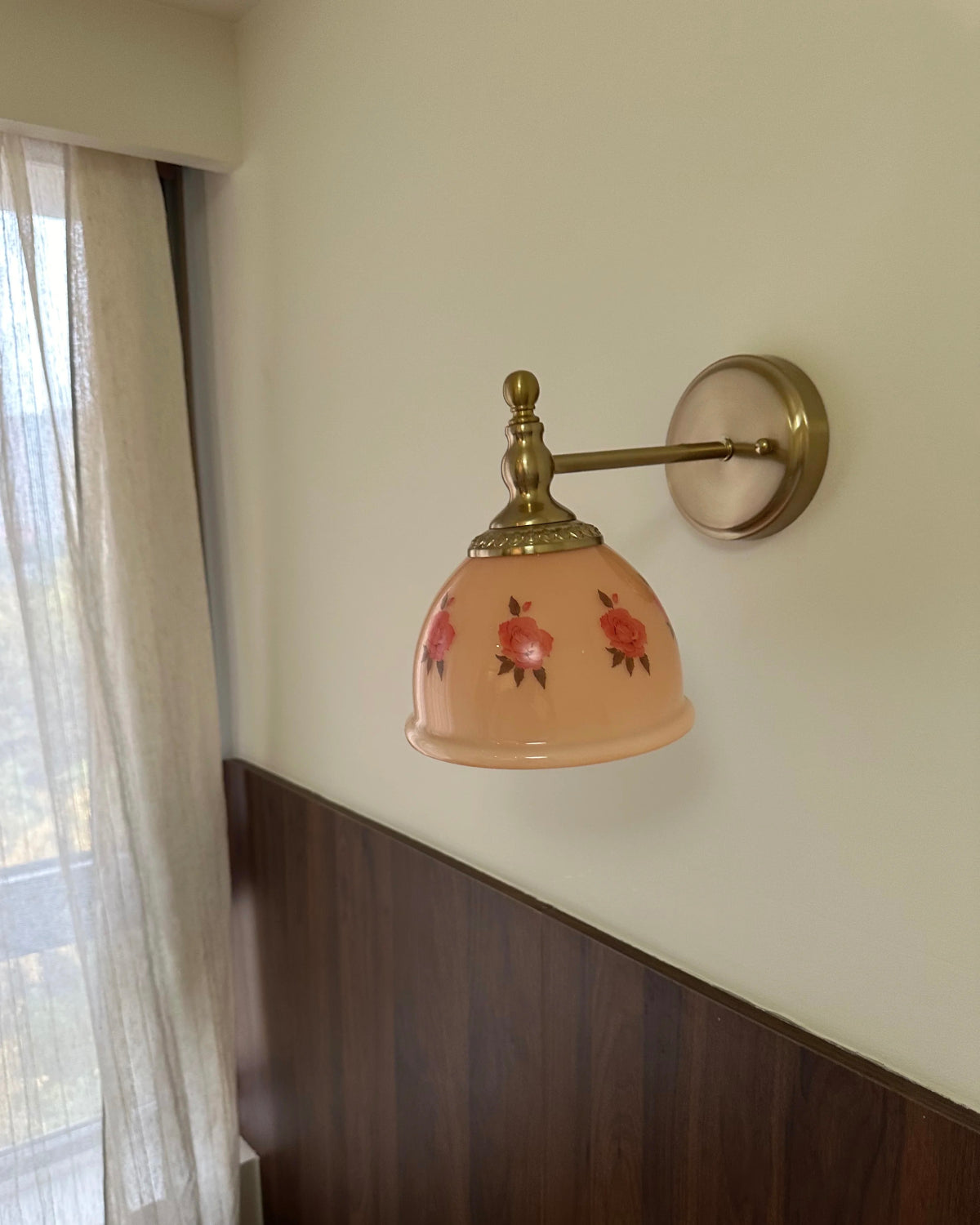 Petite Blossom Glass Wall Light