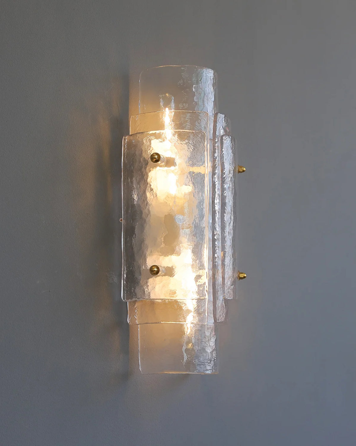 Ribbon Veil Murano Glass Wall Sconce
