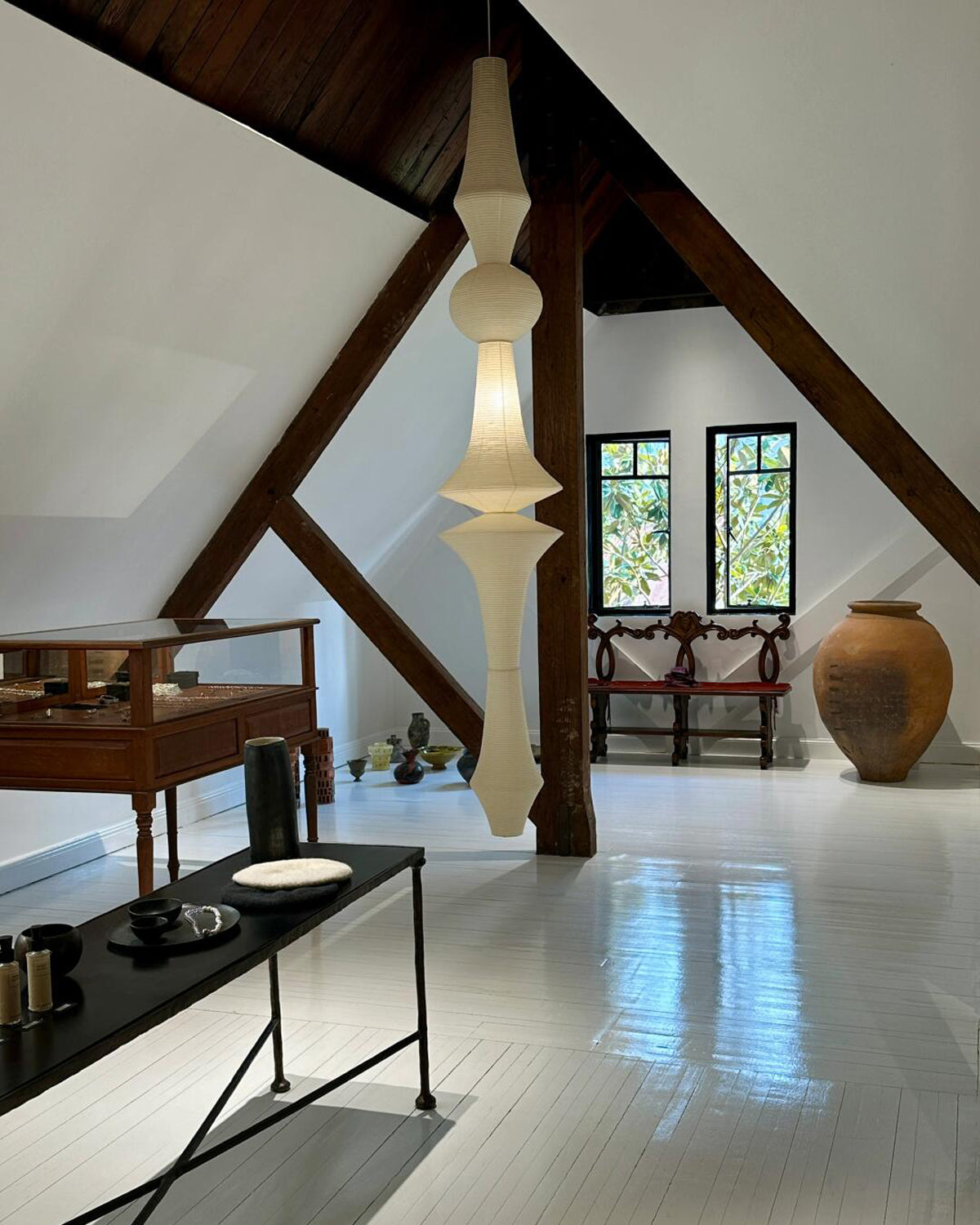 Rice Paper E Pendant Light