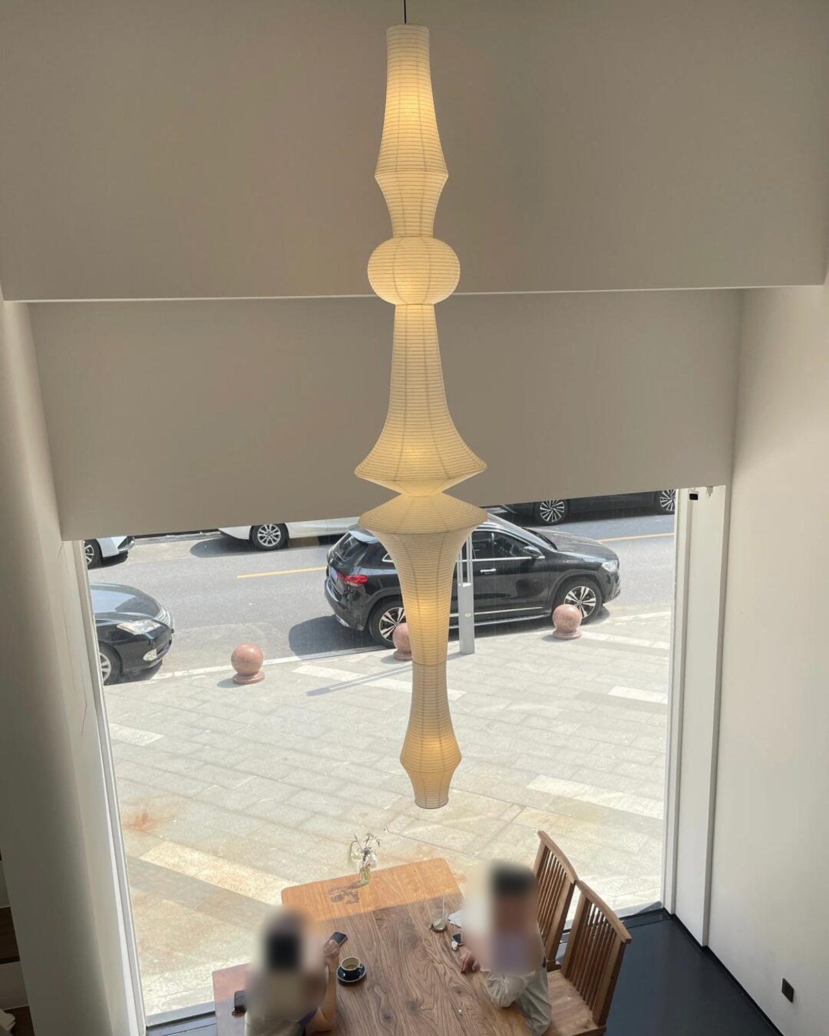 Rice Paper E Pendant Light