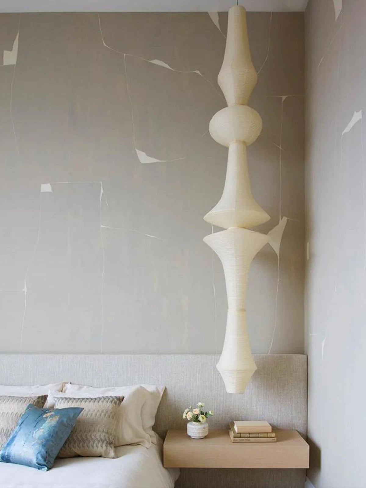 Rice Paper E Pendant Light-elegalight