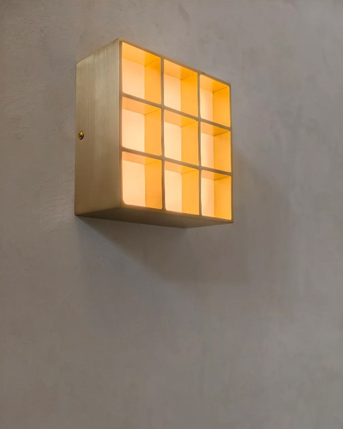 Lume Grid Wall Sconce