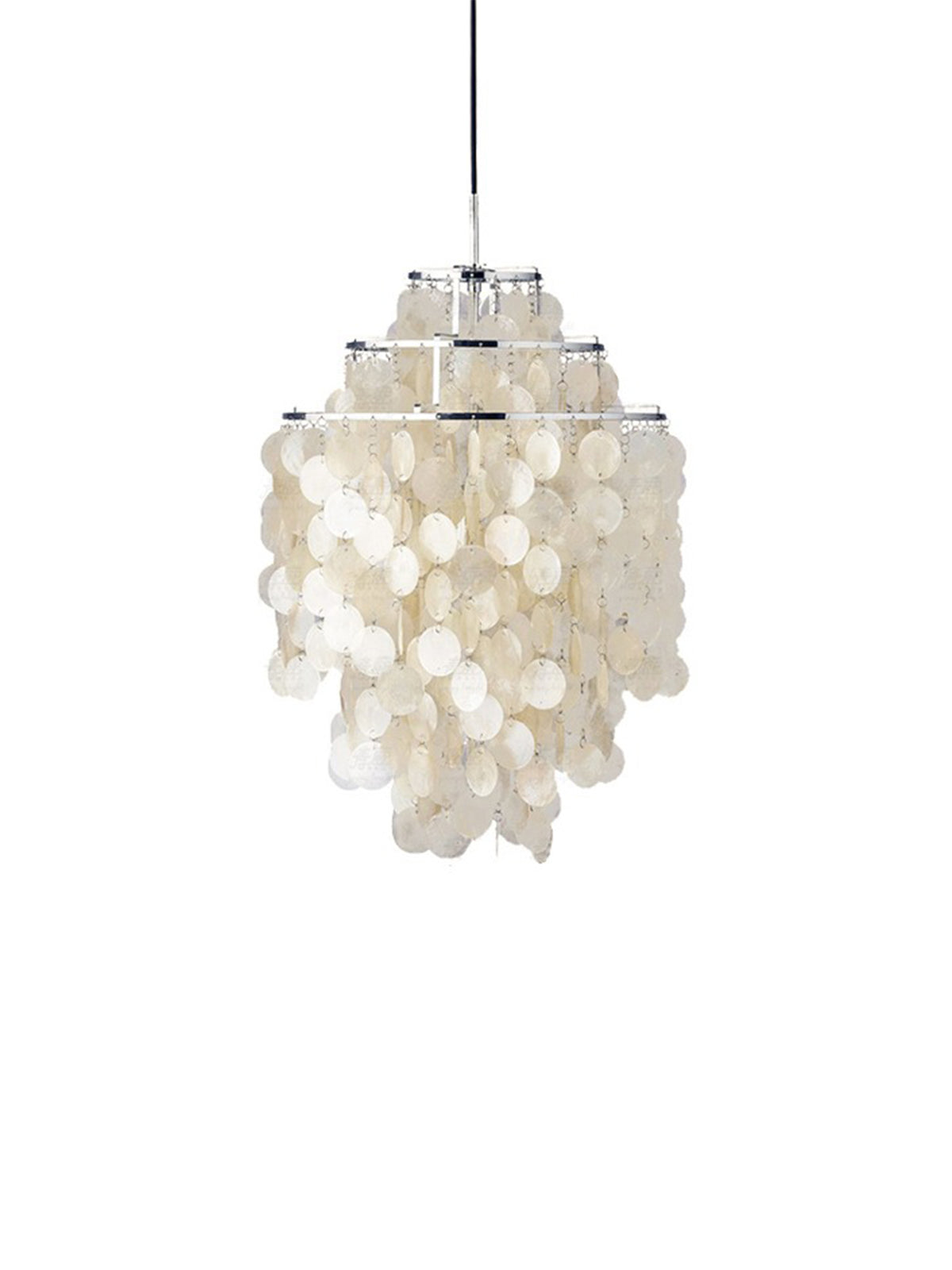 Round Shell Windbell Chandelier-elegalight