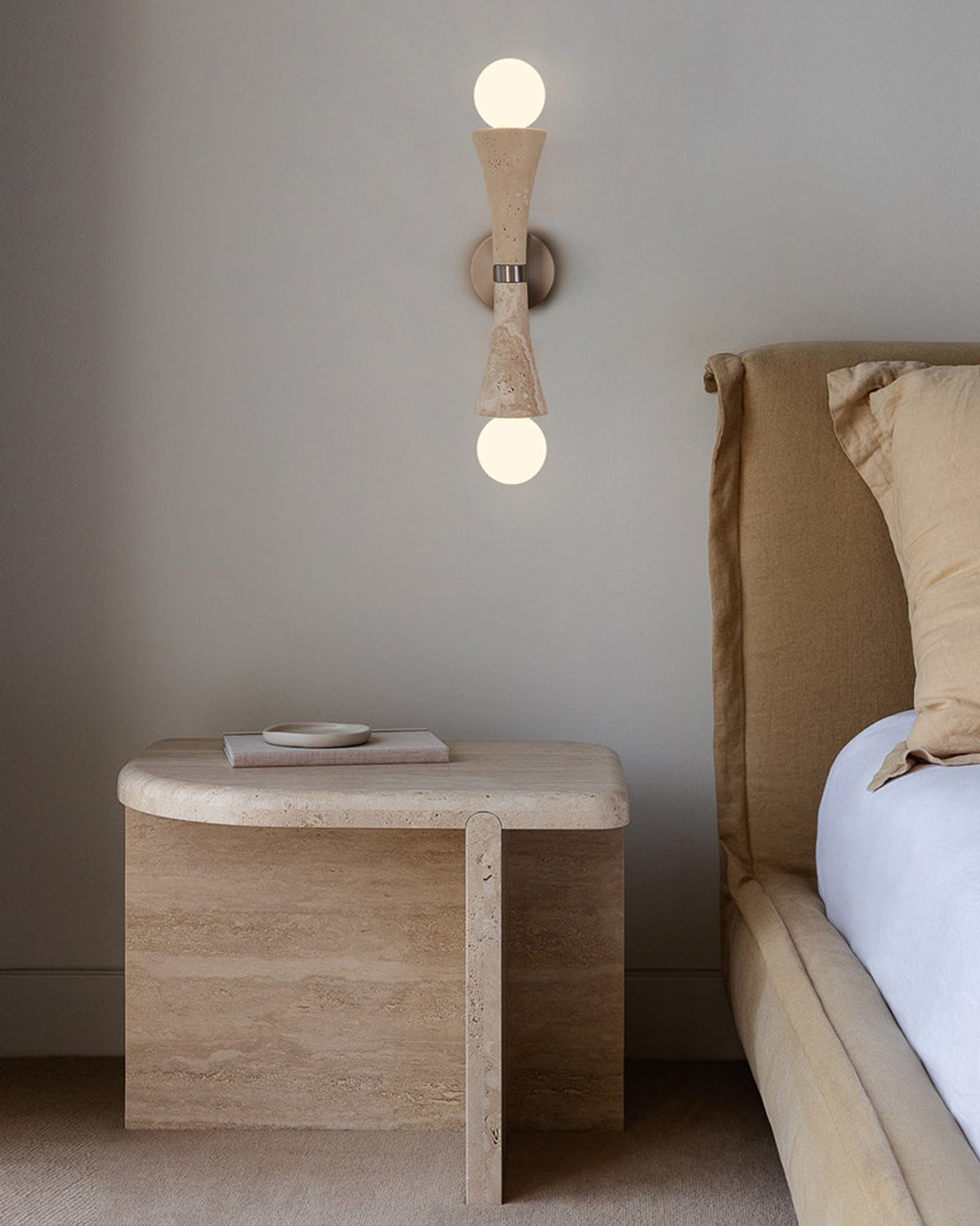 Stone & Jade Twin Wall Lamp